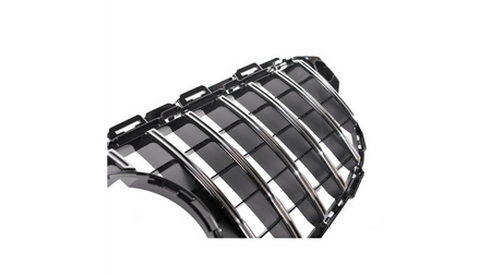 Grill sportowy GT Chrome & Black MERCEDES C-Class W205 S205 A205 C205 2014-2021