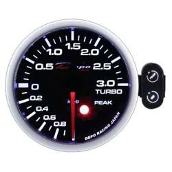 ZEGAR DEPO PK 52mm - TURBO ELECTRIC -1 do 3 BAR