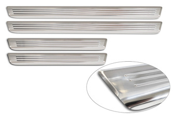 Nakładki progowe do Skoda Kodiaq 2 (Stal)