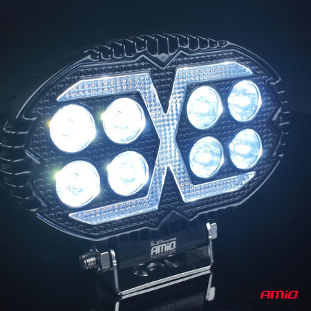 Lampa robocza halogen LED szperacz AWL78 45W 2400LM 12V 24V AMIO-04422