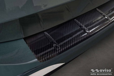 Nakładka na zderzak tylny Volkswagen Tiguan 3 (Carbon Fiber)