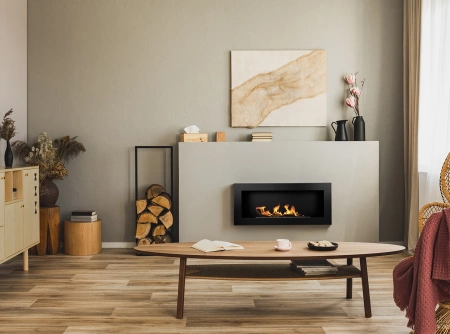 Biokominek 900x400 Czarny Strukturalny