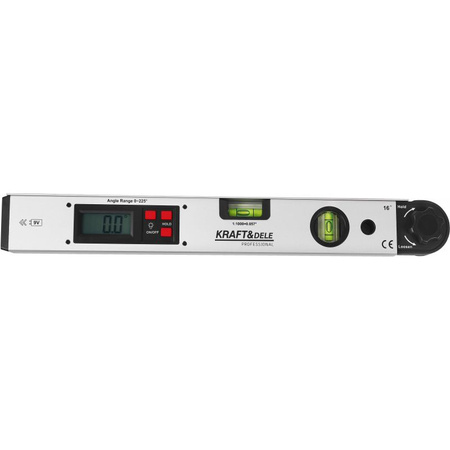 KĄTOMIERZ ELEKTR. Z POZIOMNICA LCD 400 MM KD3561