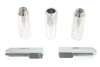 Nakrętki JBR 60mm M12 x1.25 SILVER