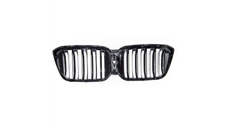Grill sportowy podwójne żeberka Gloss Black BMW X3 G01 F97 X4 G02 F98 Facelift 2021-obecnie