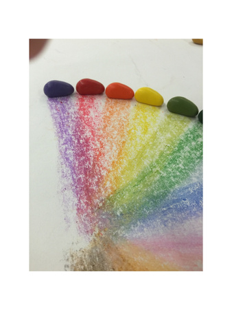 Kredki Crayon Rocks Modern Art w bawełnianym  woreczku  - 8 kolorów