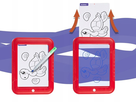 MAGIC PAD TABLET GRAFICZNY MAGICZNY ZNIKOPIS TABLICA LED SZABLONY MAZAKI