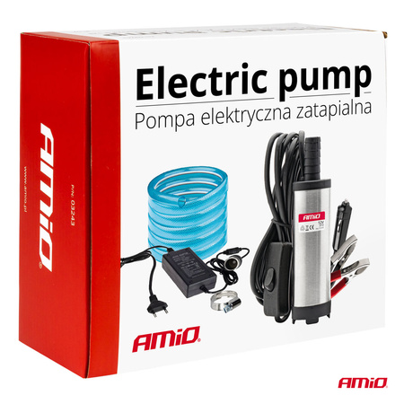 Pompa pompka do spuszczania paliwa oleju 12V 230V AMIO-03243
