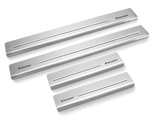 NAKŁADKI NA PROGI ONE LINE do BMW X3 G08 SUV5 2021- - Satin