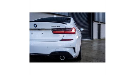 Splittery boczne tylnego zderzaka Vent Gloss Black BMW 3 G20 G21 przed liftem 2019-obecnie
