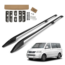 Relingi dachowe Volkswagen Caravelle V T5 L2 | LWB 2003-2015 Czarny LONG