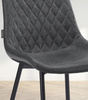 KRZESŁO SHARONTI NOWOCZESNY DESIGN PIKOWANE TAPICEROWANE WELUR SALON BIURO