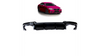 Tylny dyfuzor Gloss Black BMW 5 F10 F11 2009-2016