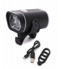 LAMPKA ROWEROWA NA PRZÓD LED LAMPA MOCNA USB 350LM
