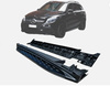 Progi stopnie boczne Mercedes GLE W166 czarne
