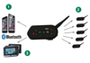 Interkom intercom motocyklowy E6 na 1 kask
