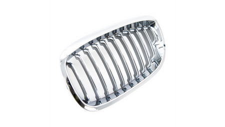 Grill sportowy pojedyncze żeberka All Chrome BMW 3 E46 Facelift 2003-2006