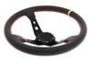 Kierownica Pro 350mm offset:80mm Carbon Yellow