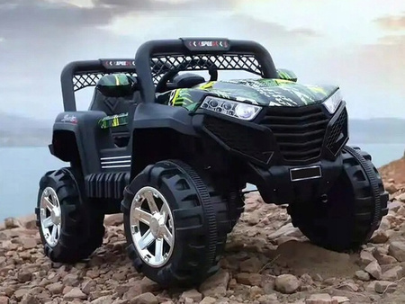 JEEP BUGGY NA AKUMULATOR AUTO TERENOWE SOLIDNE DUŻE 4X4 KLAKSON USB MP3 PILOT