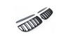 Grill sportowy podwójne żeberka Gloss Black BMW 3 E90 E91 przed liftem 2005-2008