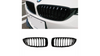 Grill sportowy pojedyncze żeberka Gloss Black  BMW 4 (F32, F82) Coupe (F33, F83) Cabrio (F36) Gran Coupe 2013-2021