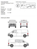 Platforma dachowa bagażowa Cruz VW Transporter T5 T6  L2