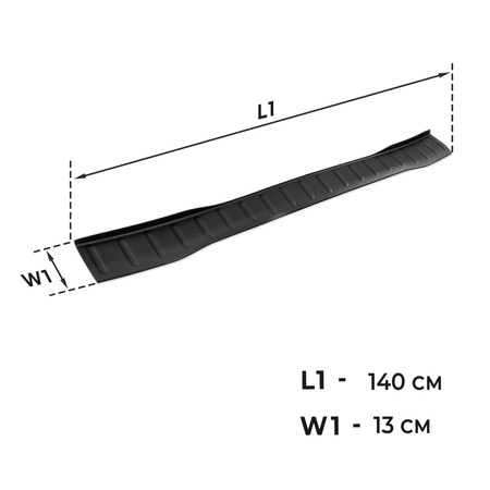 Listwa tylnego zderzaka Ford Transit Custom V710 VAN II 2023-