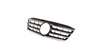Grill sportowy Gloss Black & Chrome MERCEDES C-Class W203 S203 2000-2007