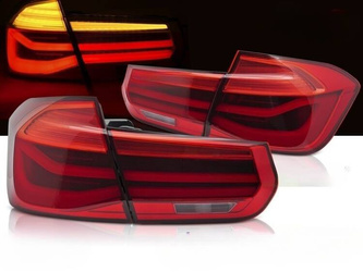 Lampy tylne diodowe do BMW F30 11-18 LED bar seq red
