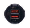 Ładowarka samochodowa  QUICK CHARGE 2 porty USB KD1235
