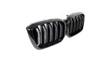 Grill sportowy podwójne żeberka Gloss Black BMW X3 G01 F97 X4 G02 F98 Facelift 2021-obecnie