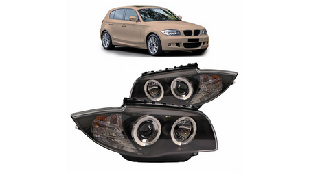 Zestaw Lamp Halogenowych Black BMW 1 E81 E82 E87 E88 2004-2011