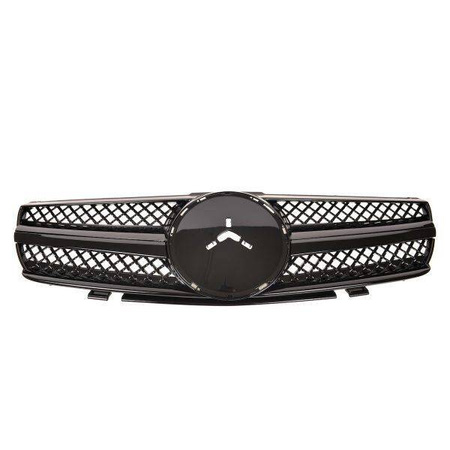 GRILL MERCEDES SL R230 2001-2006 GLOSS BLACK