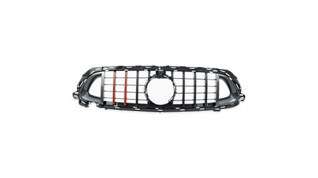 Grill sportowy GT-R Carbon Look MERCEDES E-Class W213 S213 A238 C238 Facelift 2020-2023