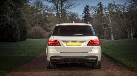 DYFUZOR MERCEDES W166 GLE SUV SPORT BLACK