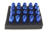 Nakrętki JBR 60mm M12 x1.5 BLUE