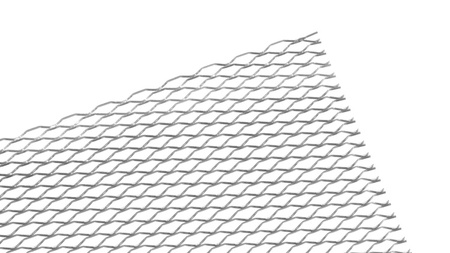 Siatka ALU Honey Comb Silver 100*33cm 20*8mm