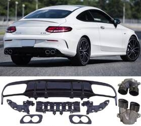 DYFUZOR MERCEDES C205 A205 LOOK C43 AMG BLACK