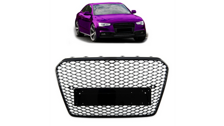Grill sportowy Gloss Black AUDI A5 Facelift 2011-2016