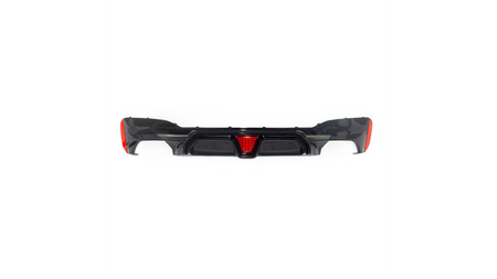 BMG30957CSSLL - Tylny dyfuzor Gloss Black BMW 5 G30 F90 G31 2017-2023 zawiera dodatkowy hamulec stop LED