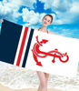 RĘCZNIK PLAŻOWY KĄPIELOWY 100 X 180 CM MIKROFIBRA DUŻY SZYBKOSCHNĄCY MIĘKKI KOLOROWY