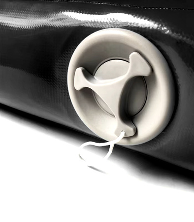 AIRTRACK 3 M CZARNY ŚCIEŻKA AKROBATYCZNA MATA GIMNASTYCZNA MATERAC DMUCHANY MOCNY POMPKA TORBA DO ĆWICZEŃ ZABAWY DLA DZIECI DOROSŁYCH