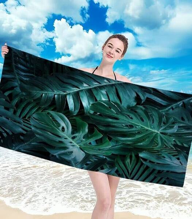 RĘCZNIK PLAŻOWY KĄPIELOWY 100 X 180 CM MIKROFIBRA DUŻY SZYBKOSCHNĄCY MIĘKKI KOLOROWY