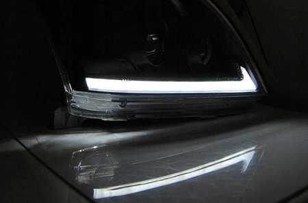 Lampy przednie TOYOTA LAND CRUISER 120 03-09 BLACK