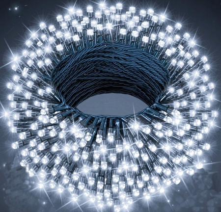 LAMPKI CHOINKOWE 500 LED ZEWNĘTRZNE WEWNĘTRZNE 100M OŚWIETLENIE ŚWIĄTECZNE