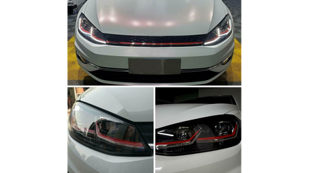 Zestaw Lamp Halogenowych Red VW GOLF VII przed liftem 2013-2017