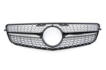 GRILL do MERCEDES W204 DIAMANT CHROM BLACK