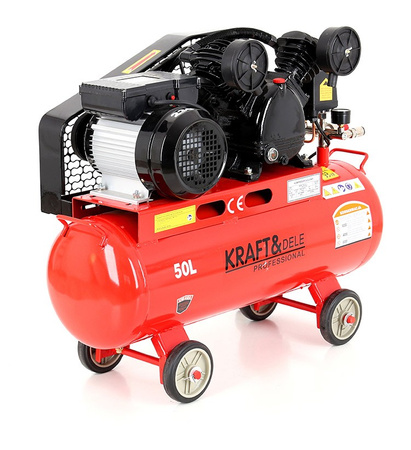 Kompresor olejowy 50L 2 Tłoki KD403
