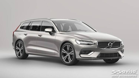 Nakładka na zderzak tylny do Volvo V60 II (Czarna)
