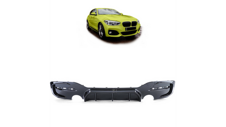 Tylny dyfuzor Gloss Black BMW 1 F20 F21 Facelift 2015-2019